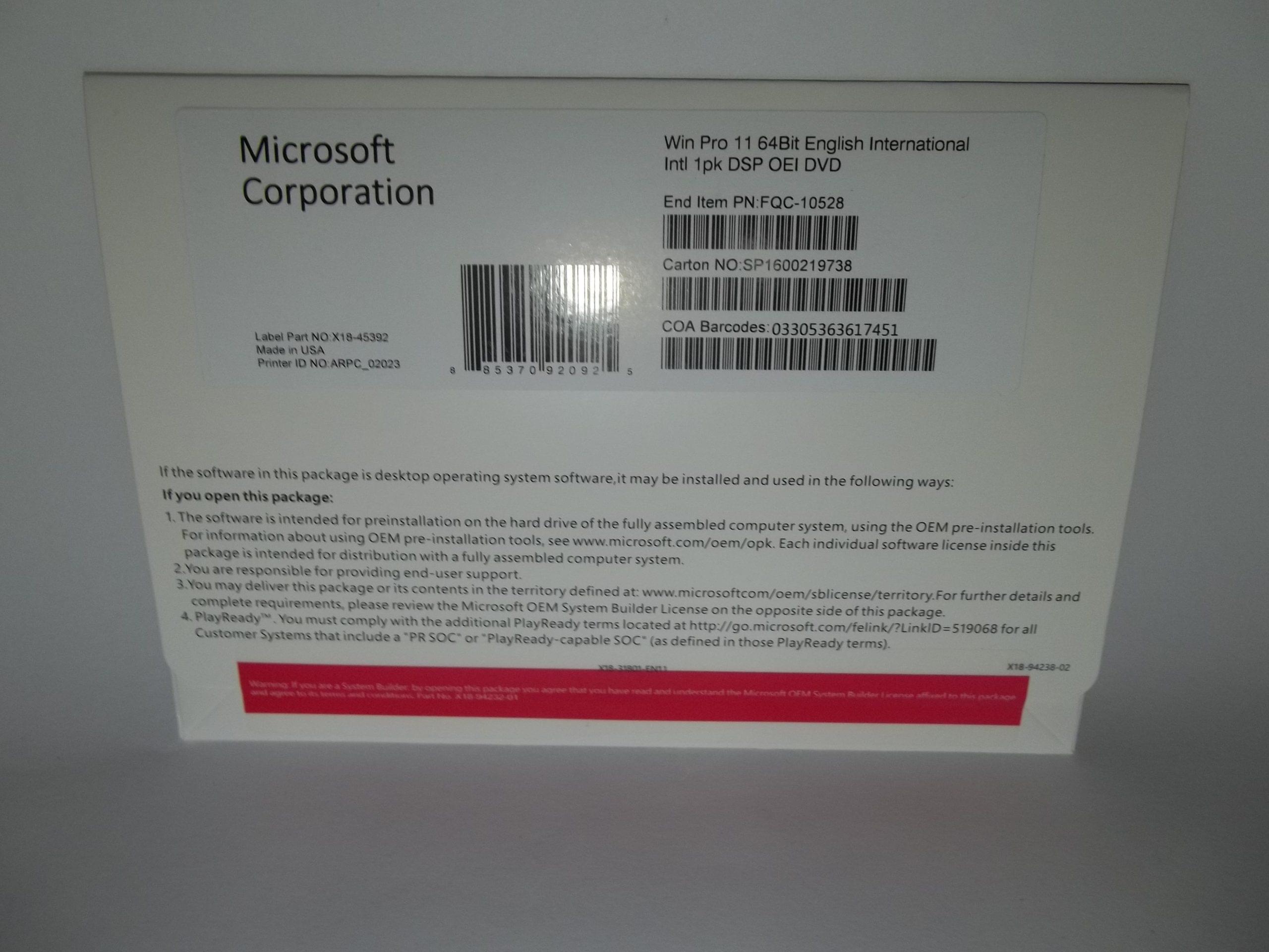 Microsoft Windows 11 Professional 64 BIT Operating System - Image 3